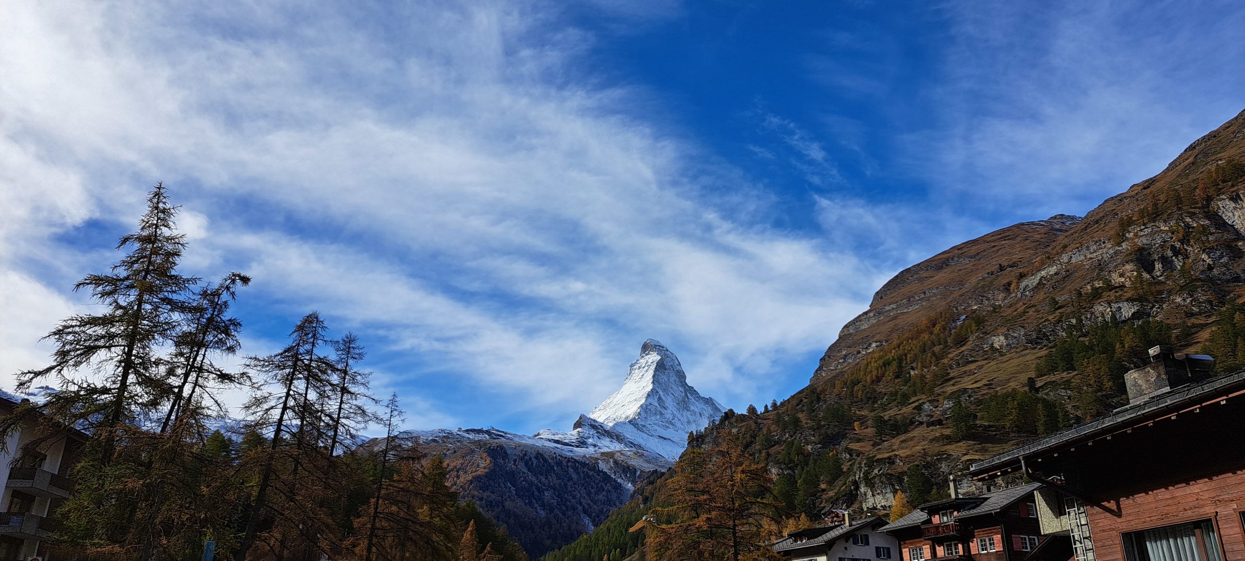 The renowned Matterhorn in Zermatt (Valais)