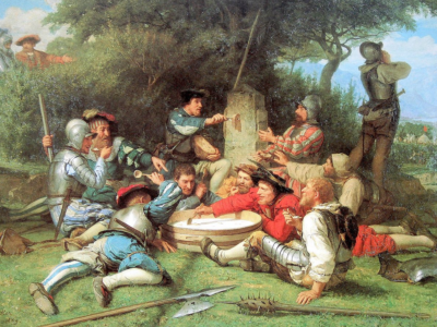 The Kappeler milk soup 1869 - Albrecht Anker